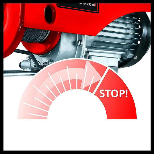 Einhell Chain Hoist TC-EH 250-18 for Weight Load up to 250kg Red