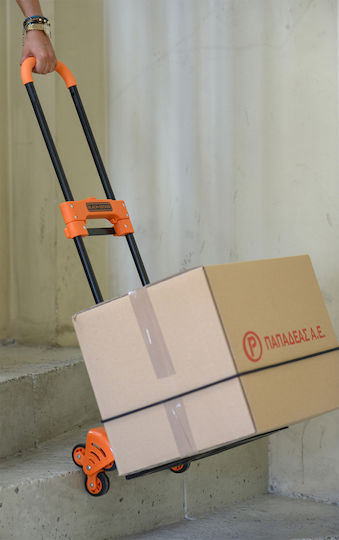 Black & Decker Transport Trolley Foldable for Weight Load up to 65kg Orange