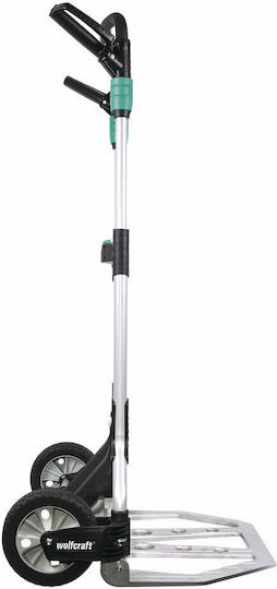 Wolfcraft Transport-Wagen TS 1500 Folding for Load Weight up to 200kg in Silber Color