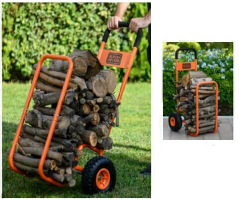 Black & Decker Transport Trolley for Weight Load up to 120kg Orange
