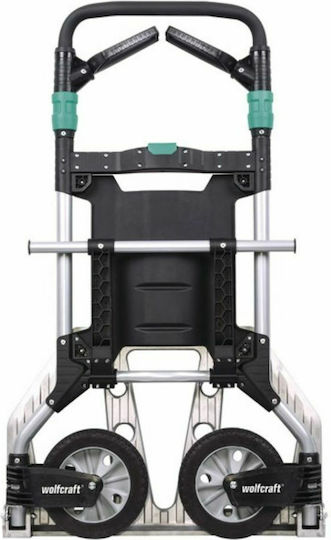 Wolfcraft Transport-Wagen TS 1500 Folding for Load Weight up to 200kg in Silber Color