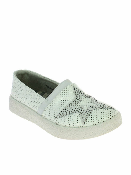 Детски Еспадрили Slip-On Бели Robbie 130