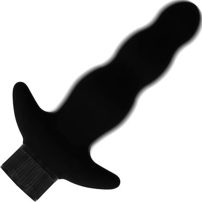 Ohmama Anal Plug with Vibration Black 12cm D-229802