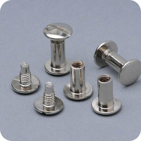 Next Screw Bookbinding 30mm Gold Male/Female Screws for Menu 30mm