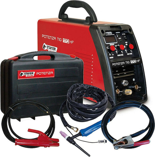 Stayer Potenza TIG 170 HF Ηλεκτροκόλληση TIG με Μέγιστο Ρεύμα Συγκόλλησης 170A και Κύκλο Εργασίας 60%