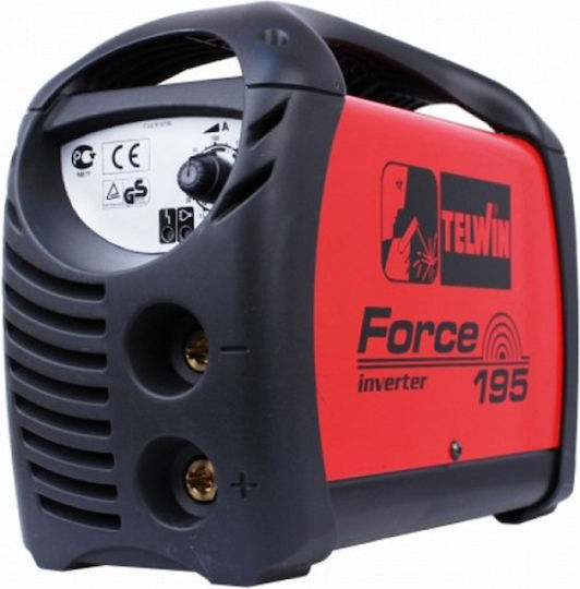 Telwin Force 195 Ηλεκτροκόλληση Inverter MMA με Μέγιστο Ρεύμα Συγκόλλησης 170A και Κύκλο Εργασίας 8%