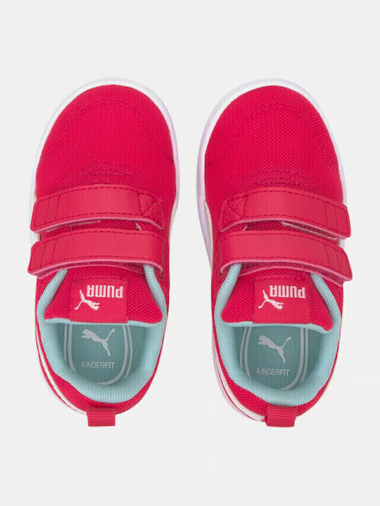 Courtflex Mesh Παιδικά Sneakers με Σκρατς Φούξια
