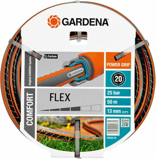 Gardena Comfort Flex Garden Hose Pipe Set 1/2 50m