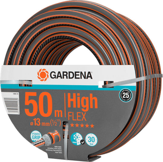 Gardena Highflex Comfort Garden Hose Pipe Set 1/2 50m