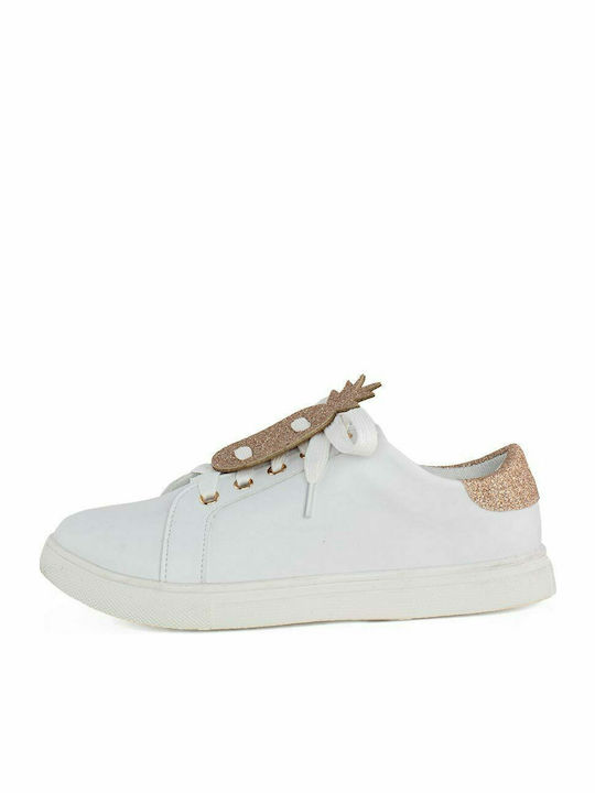 Glitter Extra Light Kinder Sneakers Weiß
