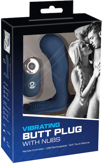 You2Toys Anal Plug with Wireless Functionality and Vibration Blue 11.7cm