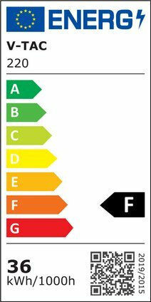 V-TAC VT-235 Λάμπα LED 36W 80mm για Ντουί E27 Φυσικό Λευκό 2900lm