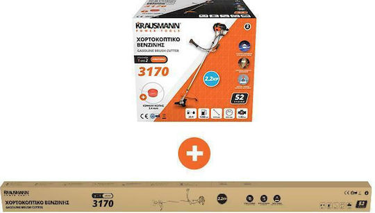 Krausmann Zweitakt-Benzinmotor Freischneider Schulter/Hand