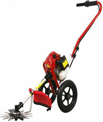 Plus Zweitakt-Benzin Rasentrimmer mit Rädern 2.5hp 11kg 204.102