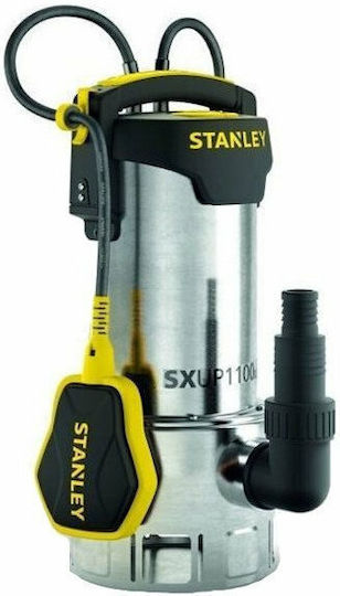 Stanley Μονοφασική Αντλία Ακαθάρτων / Λυμάτων 1.46hp με Φλοτέρ SXUP1100XDE