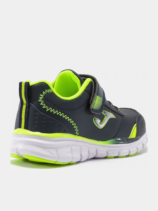 Tempo Kids Sneakers with Scratch Navy Blue