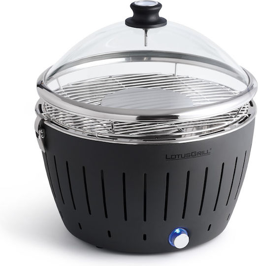 LotusGrill Καπάκι για Ψησταριά Καπάκι Γυάλινο με Θερμόμετρο