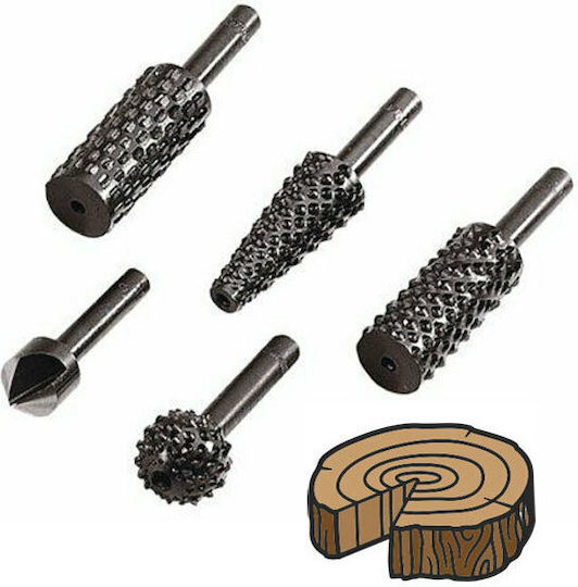 Wolfcraft Cutter Set for Metal \ Wood \ Aluminum \ Plastic 5pcs