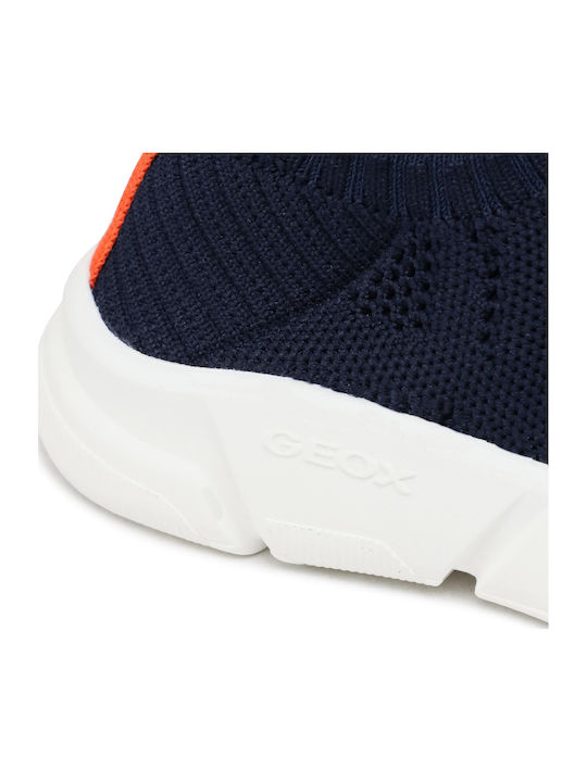 J Aril B. A Kinder Sneakers Anatomisch Slip-on Marineblau