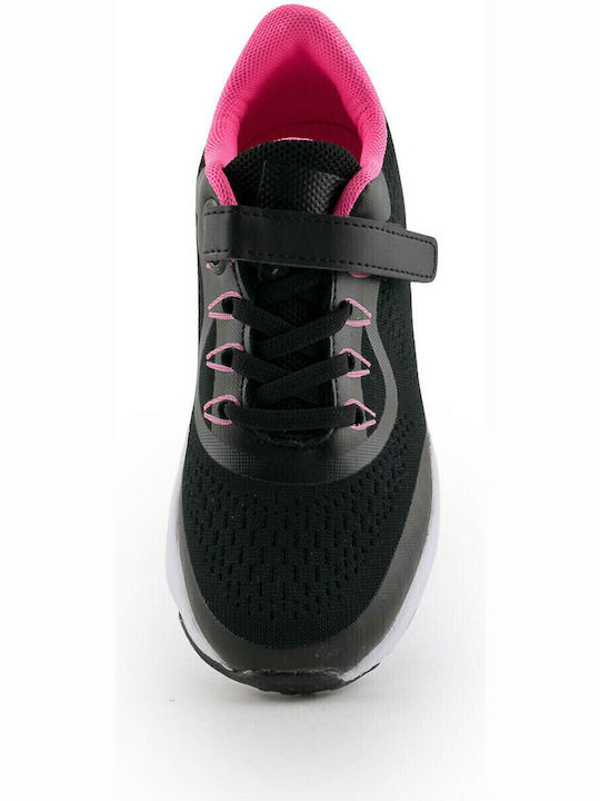 233 Παιδικά Sneakers με Σκρατς Μαύρα