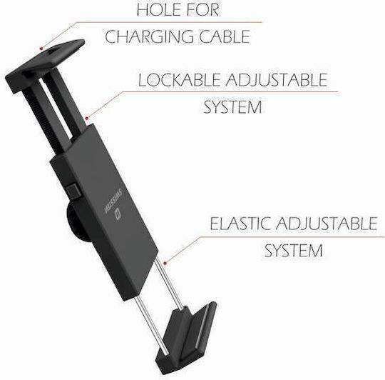Swissten S-GRIP T1-CD1 Car Mobile & Tablet Mount with Adjustable Hooks Black