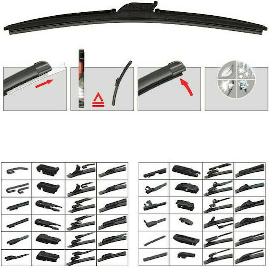 Wurth Flatblade Multi Υαλοκαθαριστήρας Αυτοκινήτου Οδηγού 610mm Universal