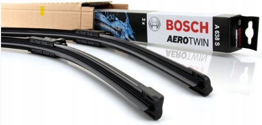 Bosch Aerotwin A638S Front Set Car Wiper Blades 650mm/530mm Universal Audi A6 / A6 (C7) Allroad / A6 (C7) Avant / A7 / RS6 / RS7 Volkswagen Tiguan / Tiguan Allspace Land Rover Range Rover Evoque Seat Tarraco Porsche Cayenne