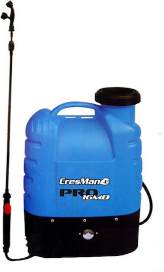 Cresman Pro-16MD Backpack Sprayer 12V with Battery 8Ah with Capacity 16lt 4bar
