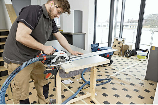 Bosch GKS 18 V-57 G Δισκοπρίονο 18V Solo με Σύστημα Αναρρόφησης