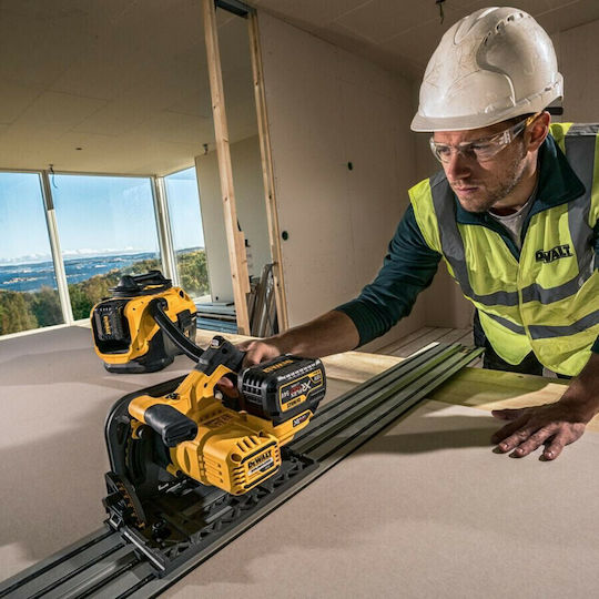 DEWALT DCS520T2R Eintauchkreissäge 54V 2x6Ah mit Geschwindigkeitsregelung und mit Absaugsystem