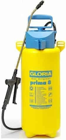 Gloria Prima 8 Drucksprüher mit Kapazität 8Es 3bar in Gelb Farbe