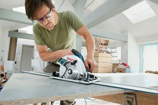 Bosch GKS 65 GCE Δισκοπρίονο 1800W με Ρύθμιση Ταχύτητας και με Σύστημα Αναρρόφησης
