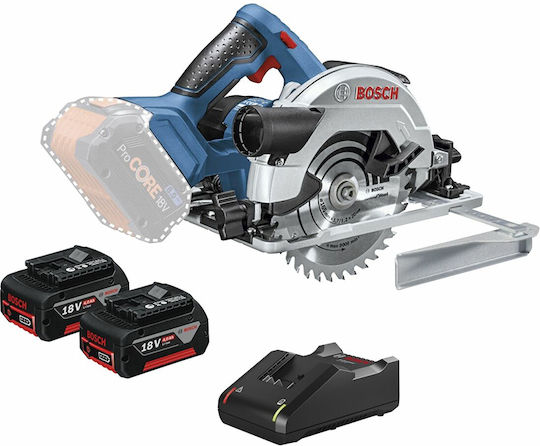 Bosch GKS 18V-57 G Δισκοπρίονο 18V Solo με Σύστημα Αναρρόφησης