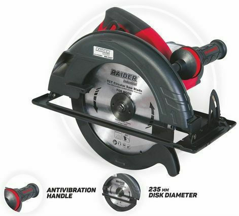 Raider RDI-CS27 Δισκοπρίονο 2200W με Σύστημα Αναρρόφησης