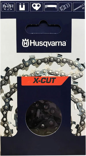 Husqvarna X-CUT Chainsaw Chain with Pitch 3/8"LP, Gauge .050"-1.3mm & Number of Guides 40E