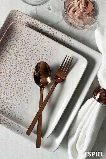 Espiel Divine Set of Forks Fruit/Dessert Rose Gold 19cm 12pcs