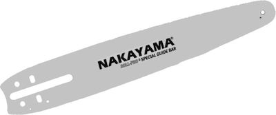 Nakayama 0306520151 Λάμα Αλυσοπρίονου 25cm (10") για Αλυσίδα με Βήμα 1/4", Πάχος Οδηγών .050"-1.3mm & Αριθμό Οδηγών 60Ε