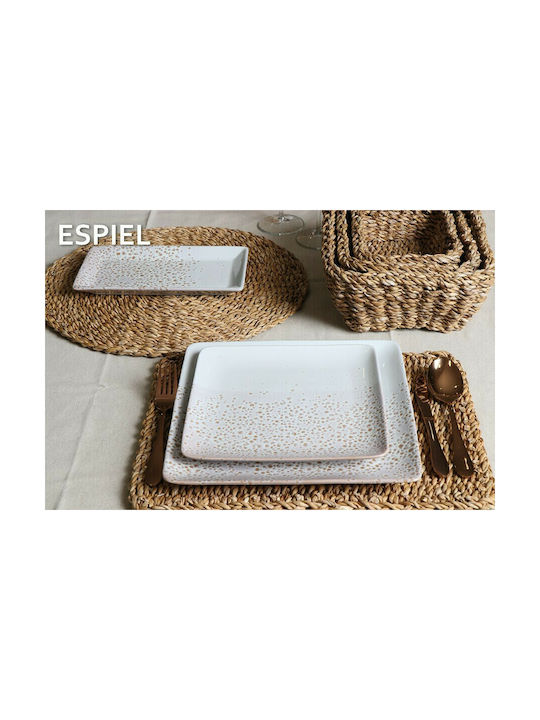 Espiel Round Wicker Placemat Brown 40cm