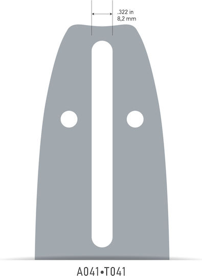 Oregon Single Rivet Lame pentru drujbe 45cm (18") pentru lanț cu Pas 3/8", Grosimea dintelui .050"-1.3mm & Numărul de dini 62E