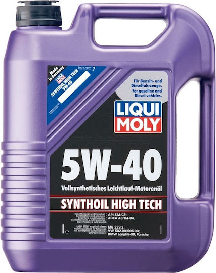 Liqui Moly Synthoil High Tech Λάδι Αυτοκινήτου 5W-40 1lt