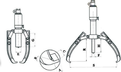 Bulle Extractor Tripod 140mm