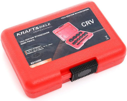 Kraft & Dele Σετ Εξωλκείς για Βίδες 10τμχ