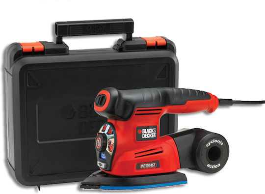 Black & Decker Multi-Schleifer mit Geschwindigkeitsregelung und mit Absaugsystem
