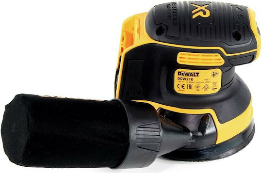 DEWALT Έκκεντρο Τριβείο 125mm Μπαταρίας 18V Solo με Ρύθμιση Ταχύτητας και με Σύστημα Αναρρόφησης