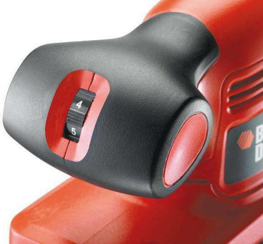 Black & Decker Electric Pulse Sander 240W with Speed Control and with Suction System