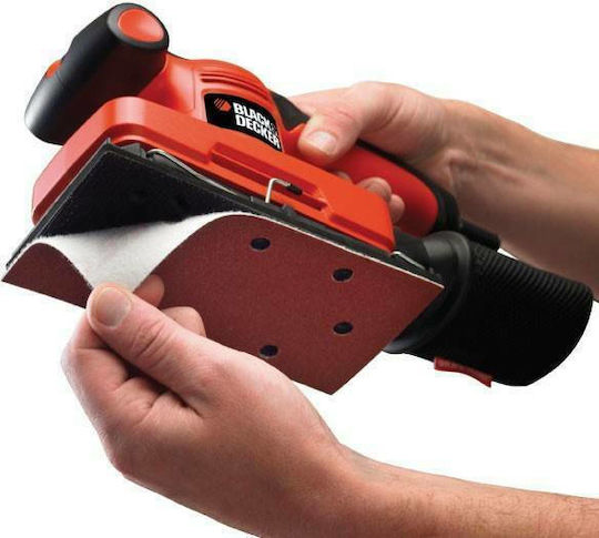 Black & Decker Electric Pulse Sander 240W with Speed Control and with Suction System