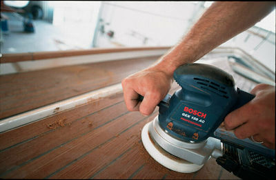 Bosch GEX 150 AC Professional Electric Eccentric Sander 150mm Electric 340W with Speed Control and with Suction System 0601372768