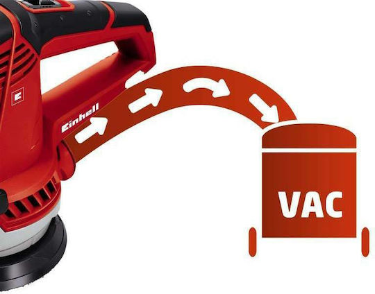 Einhell TE-RS 40E Έκκεντρο Τριβείο 125mm Ρεύματος 400W με Ρύθμιση Ταχύτητας και με Σύστημα Αναρρόφησης