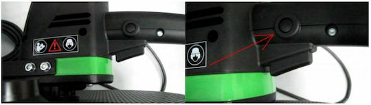 Eibenstock EWS 400 Έκκεντρο Τριβείο 370mm Ρεύματος 800W με Ρύθμιση Ταχύτητας και με Σύστημα Αναρρόφησης