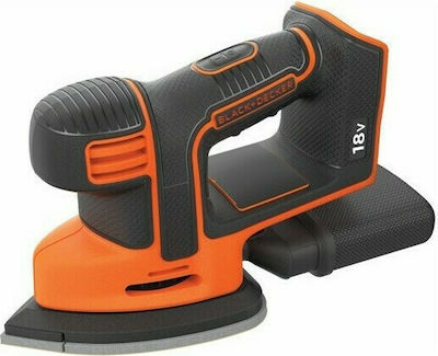 Black & Decker Τριβείο Δέλτα 18V 1x1.5Ah με Σύστημα Αναρρόφησης